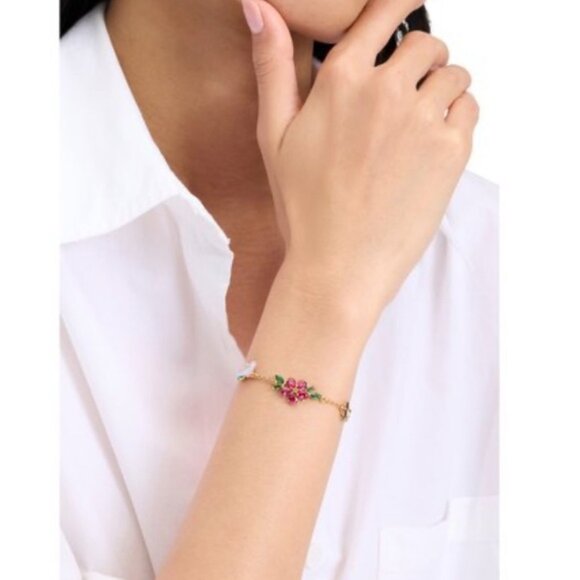 $128 Kate Spade Bursting Blooms Bracelet - Picture 2 of 5